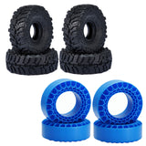 DJC Super Large Soft Sticky 1.0 Crawler Tires 68*26mm for 1/18 1/24 RC Crawler Car Axial SCX24 FMS FCX24 AX24 Upgrade Wheel