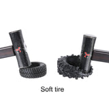 1.0 Mud Tires 74*27mm Super Large Soft Sticky Tires for TRX4M 1/18 1/24 RC Crawler Axial SCX24 FMS FCX24 RC Car Upgrade