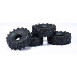1.0 Mud Tires 74*27mm Super Large Soft Sticky Tires for TRX4M 1/18 1/24 RC Crawler Axial SCX24 FMS FCX24 RC Car Upgrade