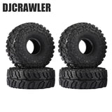 DJC Super Large Soft Sticky 1.0 Crawler Tires 68*26mm for 1/18 1/24 RC Crawler Car Axial SCX24 FMS FCX24 AX24 Upgrade Wheel
