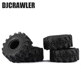 DJC Super Soft Sticky 1.0 Wheel Tires Mud Tires 60*25mm for 1/18 1/24 RC Crawler Axial SCX24 FMS FCX24 Enduro24 RC Car Upgrade