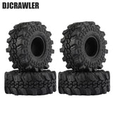 DJC Super Soft Sticky 1.0 Wheel Tires Mud Tires 60*25mm for 1/18 1/24 RC Crawler Axial SCX24 FMS FCX24 Enduro24 RC Car Upgrade