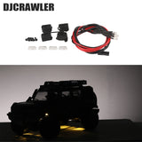 DJ 1/18 KIT Accessories Window Net Anti-scratch Strip Chassis Armor Hood for TRX-4M Defender Modified Car TRX4M Upgrade Parts