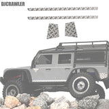 DJ 1/18 KIT Accessories Window Net Anti-scratch Strip Chassis Armor Hood for TRX-4M Defender Modified Car TRX4M Upgrade Parts