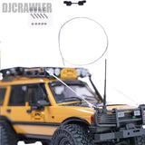 DJ 1/24 Metal Window Mesh Sun and Rain Shield Antenna Chassis Armor for FCX24 Discovery Modified Car KIT Upgrade Accessories