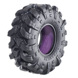 DJ Super Large Soft 1.3 Inch Tire 72 * 27mm Muddy Swamp Tire for TRX4M 1/18 1/24 Axial SCX24FCX24, Come with Silicone inserts