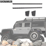 DJ 1/18 KIT Accessories Window Net Anti-scratch Strip Chassis Armor Hood for TRX-4M Defender Modified Car TRX4M Upgrade Parts