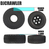 Super Soft Sticky 1.0 Wheel Tires Mud Stud Tires 68*25mm for TRX4M 1/18 1/24 RC Crawler Axial SCX24 FMS FCX24 RC Car Upgrade