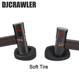 Super Soft Sticky 1.0 Wheel Tires Mud Stud Tires 68*25mm for TRX4M 1/18 1/24 RC Crawler Axial SCX24 FMS FCX24 RC Car Upgrade