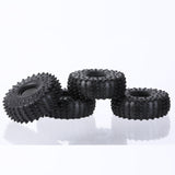 1.0 Pin Tires 72*27mm Super Soft Sticky Crawler Tire for TRX4M 1/18 1/24 RC Crawler Car Axial SCX24 FMS FCX24 AX24 Upgrade Wheel