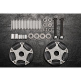 2 Stuks 58Mm Nylon Omni Wiel Met Metalen As Voor Brompton 'S Spatbord Roller Wielen Upgrade Accessoires Onderdelen