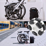 2 Stuks 58Mm Nylon Omni Wiel Met Metalen As Voor Brompton 'S Spatbord Roller Wielen Upgrade Accessoires Onderdelen