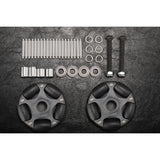 2 Stuks 58Mm Nylon Omni Wiel Met Metalen As Voor Brompton 'S Spatbord Roller Wielen Upgrade Accessoires Onderdelen