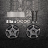 2PCS 58mm Nylon Omni Wheel with Metal Shaft M6*60MM Screw for Brompton Saddle Roller Rack Easy Wheels Upgrade Accessories Parts DC-51032