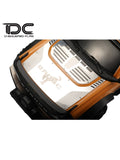 DJ 1/10 Metal Engine Cover Sheet TRAXXAS TRX4 Bronco Hood Protection Double-layer Color Metal Sticker RC Car Upgrade Accessories