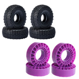 Super Soft Sticky 1.0 Wheel Tires Mud Stud Tires 68*25mm for TRX4M 1/18 1/24 RC Crawler Axial SCX24 FMS FCX24 RC Car Upgrade