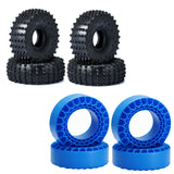 1.0 Pin Tires 72*27mm Super Soft Sticky Crawler Tire for TRX4M 1/18 1/24 RC Crawler Car Axial SCX24 FMS FCX24 AX24 Upgrade Wheel