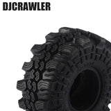 DJC Super Soft Sticky 1.0 Wheel Tires Mud Tires 60*25mm for 1/18 1/24 RC Crawler Axial SCX24 FMS FCX24 Enduro24 RC Car Upgrade