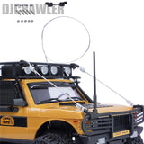 DJ 1/24 Metal Window Mesh Sun and Rain Shield Antenna Chassis Armor for FCX24M Range Rover Modified Car KIT Upgrade Accessories