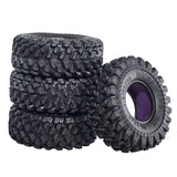 DJ Super Large Soft 1.3 Inch Tire 70 * 26mm Muddy Swamp Tire for SCX24 TRX4M AX24 1/18 1/24 ,T1320, Come with Silicone Inserts