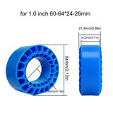 DJ Custom Blue Ultra Soft Silicone for DJ Series Tires 1.0 and 1.3 Inch Tires