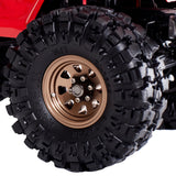 Super 1.3 Inch Large Soft Tire 74 * 28mm Muddy Swamp Tire for TRX4M 1/18 1/24 Axial SCX24 AX24 FCX24, Come with Silicone inserts