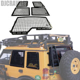 DJ 1/24 Metal Window Mesh Sun and Rain Shield Antenna Chassis Armor for FCX24 Discovery Modified Car KIT Upgrade Accessories