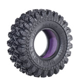 DJ Super Large Soft 1.3 Inch Tire 70 * 26mm Muddy Swamp Tire for SCX24 TRX4M AX24 1/18 1/24 ,T1320, Come with Silicone Inserts