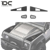 DJ 1/18 KIT Accessories Window Net Anti-scratch Strip Chassis Armor Hood for TRX-4M Defender Modified Car TRX4M Upgrade Parts
