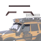 DJ 1/24 Metal Window Mesh Sun and Rain Shield Antenna Chassis Armor for FCX24 Discovery Modified Car KIT Upgrade Accessories