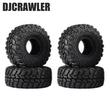 Super Soft Sticky 1.0 Wheel Tires Mud Tires 60*25mm for TRX4M 1/18 1/24 RC Crawler Axial SCX24 FMS FCX24 Enduro24 RC Car Upgrade