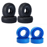 Super Soft Sticky 1.0 Wheel Tires Mud Stud Tires 68*25mm for TRX4M 1/18 1/24 RC Crawler Axial SCX24 FMS FCX24 RC Car Upgrade