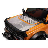 DJ 1/10 Metal Engine Cover Sheet TRAXXAS TRX4 Bronco Hood Protection Double-layer Color Metal Sticker RC Car Upgrade Accessories