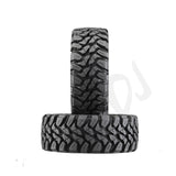 DJ 4PCS 1.3 Inch Rubber Butyl Mud AT Crawler Tire with Sponge Liner for 1/18 1/24 Scx24 Fcx24 RC Car Wheel Upgrade Accessories DJ-1125